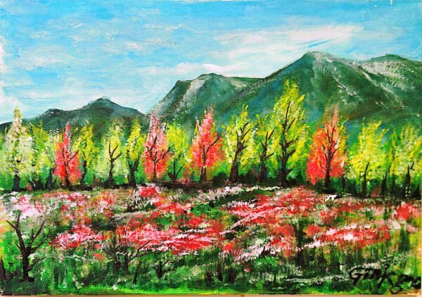 山前花海 flowers before the mountains